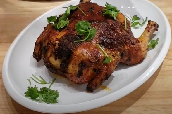 POULET RÔTI À LA MAURICIENNE (Whole Roast Chicken Recipe)